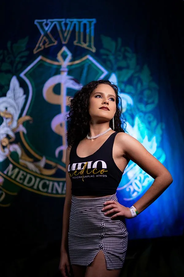 Formanda de medicina em formatura em Florianópolis - SC